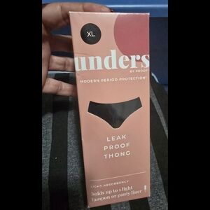 Unders Leak Proof Underwear Panty Thong Black XL Womens New Period Protection